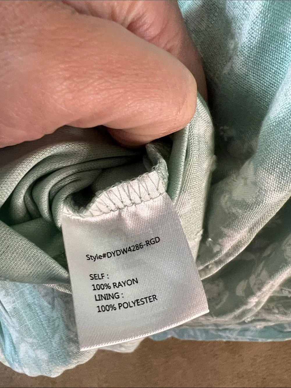 Altar’d State Mila Floral Tiered Maxi Dress in light green Size M - Picture 6 of 9